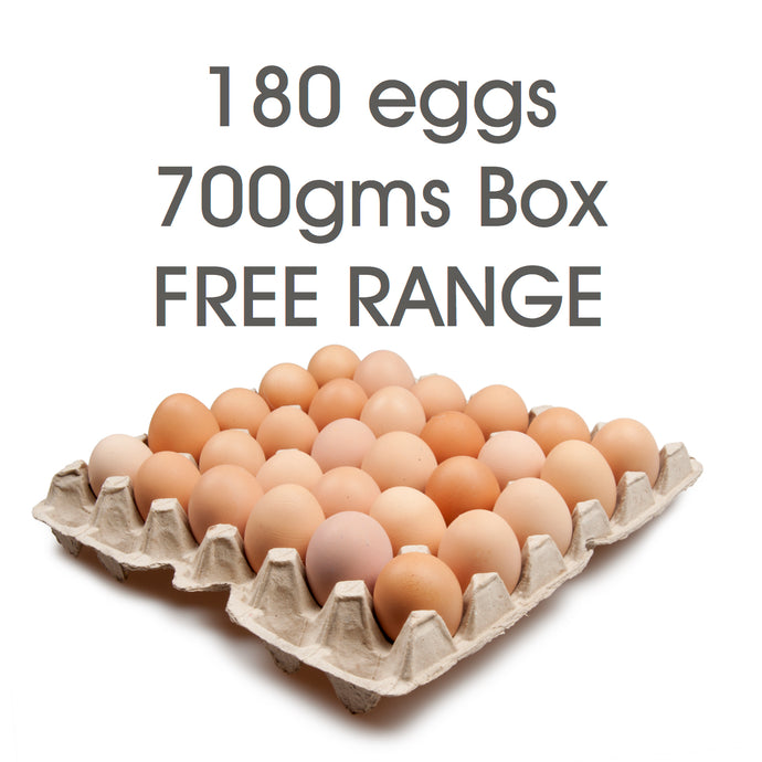 180 Egg Box FREE RANGE